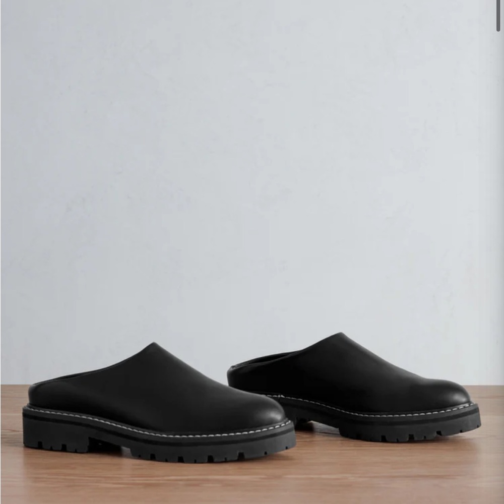 Jenni Kayne Leather Lug Mule